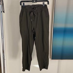 Lululemon Dance studio pant olive green size 10